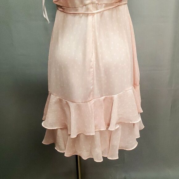 Tommy Hilfiger Polka Dot Petal Rose Organza Dress Size 6 - Picture 3 of 10